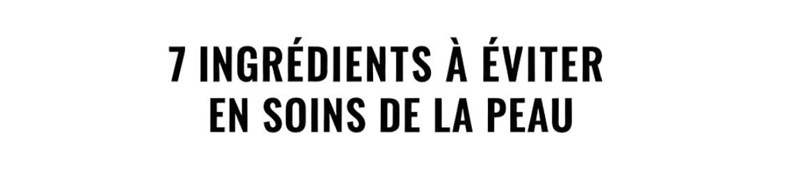 produits cosmétiques naturels