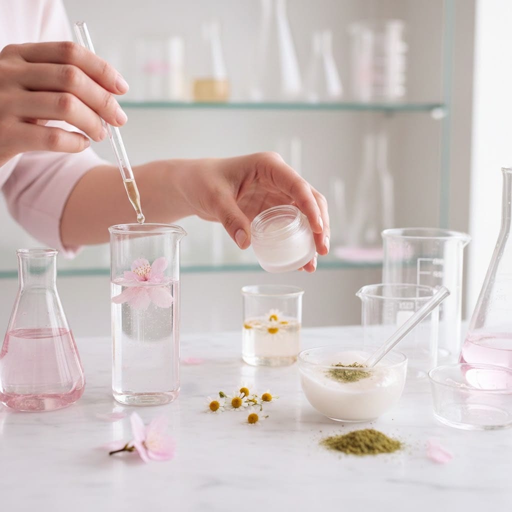 Laboratoire de création de cosmétiques naturels avec fleurs –My Sakura Natural Care Tunisie