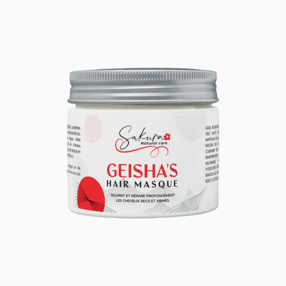 Masque Geisha’s Hair Avant-Douche masque Geisha’s Hair réparation cheveux Sakura Natural Care