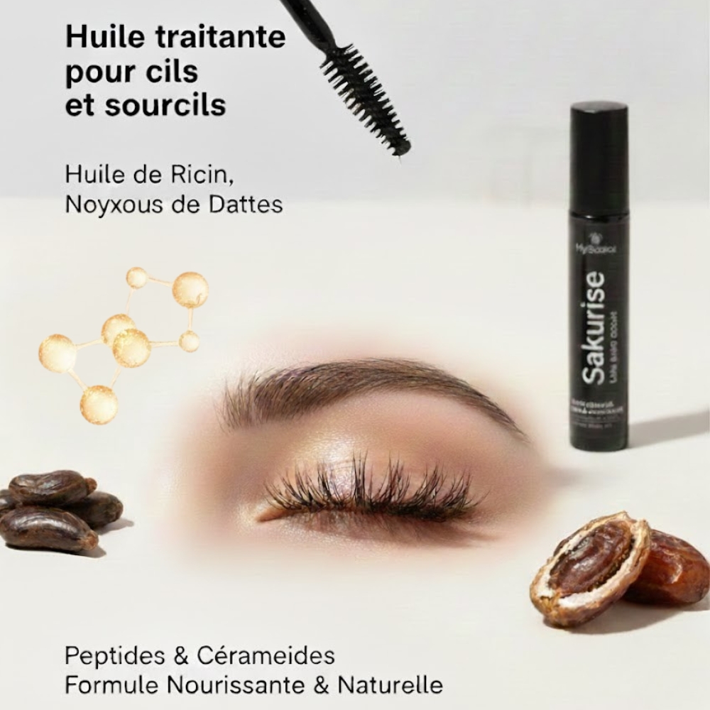 Sakurise – Huile Traitante Cils & Sourcils