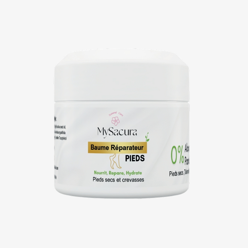 Baume Réparateur pieds Baume réparateur pieds Nigelle Lavande Karité – Sakura Natural Care