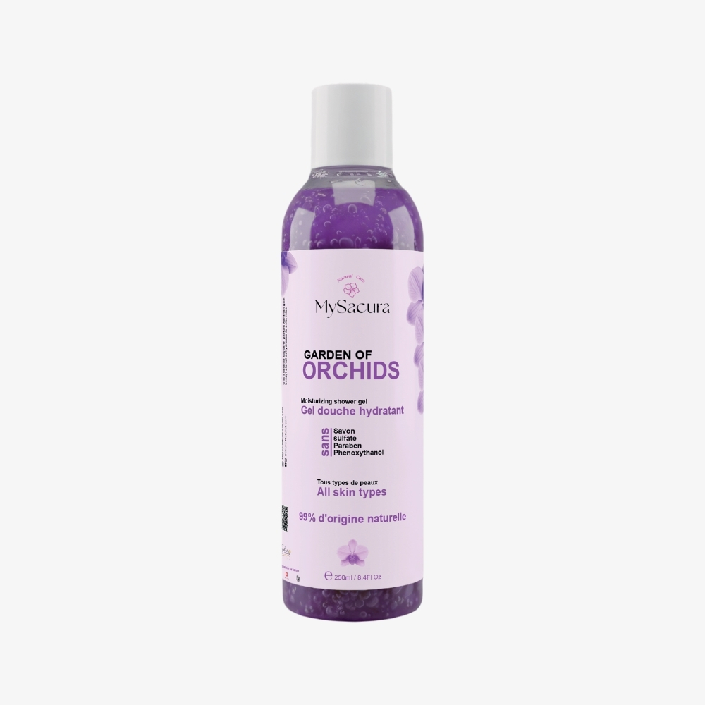 Gel douche Hydratant Garden of orchids Gel Douche Hydratant Garden of Orchids à la glycérine | Sakura Natural Care