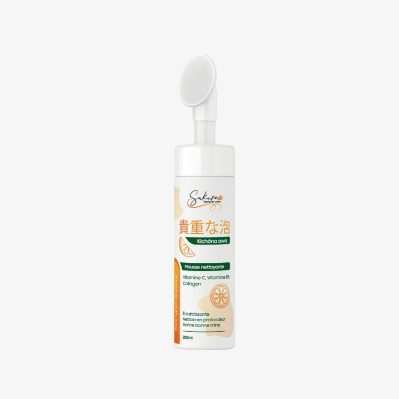 Mousse nettoyante Kichōna Awa – Douceur & Éclat