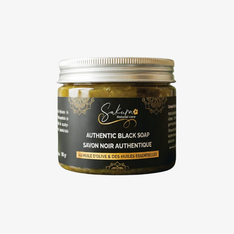 Savon noir authentique naturel – Romarin, Citron, Lavande, Eucalyptus – Sakura Natural Care