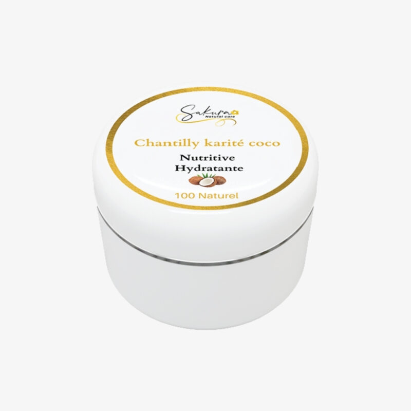 Chantilly Karité Coco – Soin Naturel Hydratant Peau et Cheveux – Sakura Natural Care