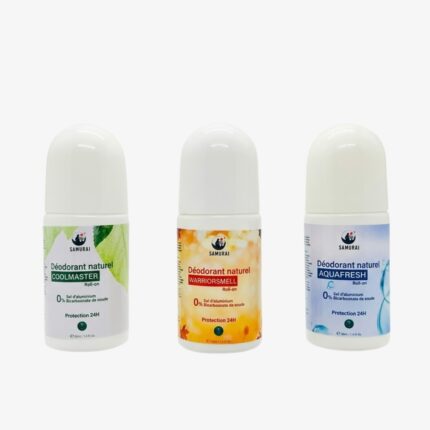 Déodorant roll on homme naturel Samurai Sakura Natural Care Tunisie