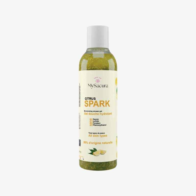 Gel Douche Hydratant Citrus Spark – Nettoie & Hydrate – Sakura Natural Care