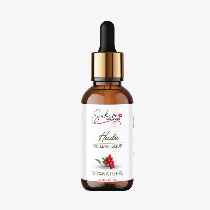 Huile de lentisque massage circulation Sakura Natural Care Tunisie