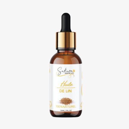 Huile de lin cheveux peau Sakura Natural Care Tunisie